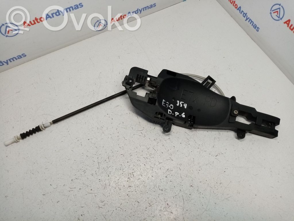 BMW X5M E70 Manecilla/asa externa de la puerta trasera 