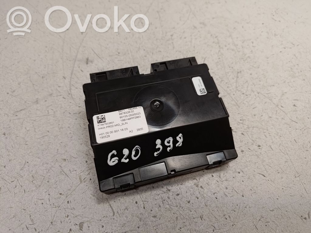 BMW 3 G20 G21 Moduł / Sterownik klimatyzacji 
