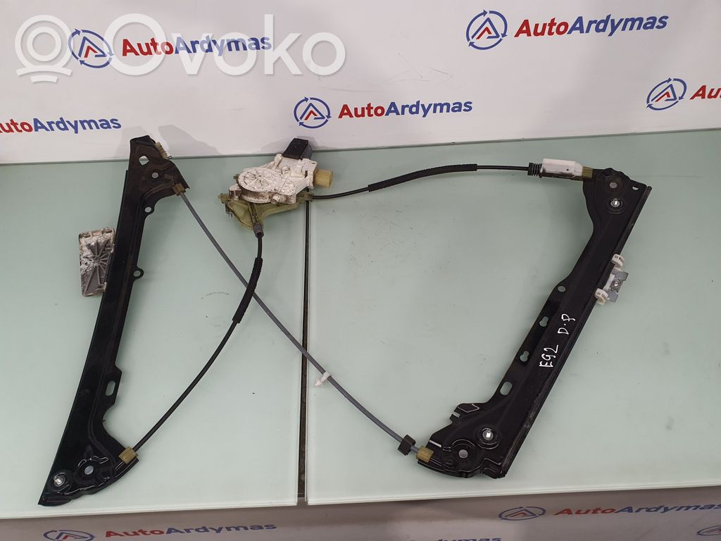BMW 3 E92 E93 Regulador de puerta delantera con motor 