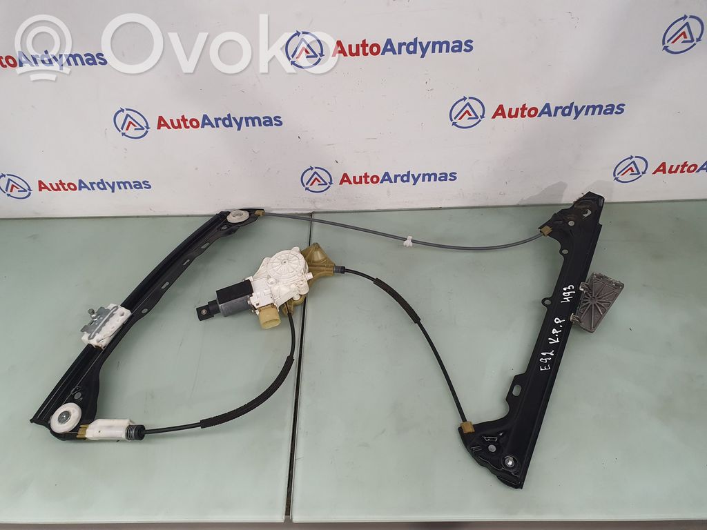 BMW 3 E92 E93 Front door window regulator with motor 