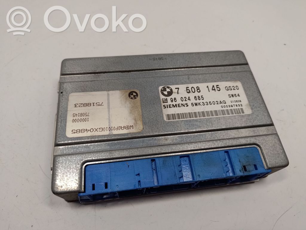 BMW 5 E39 Sterownik / Moduł skrzyni biegów 