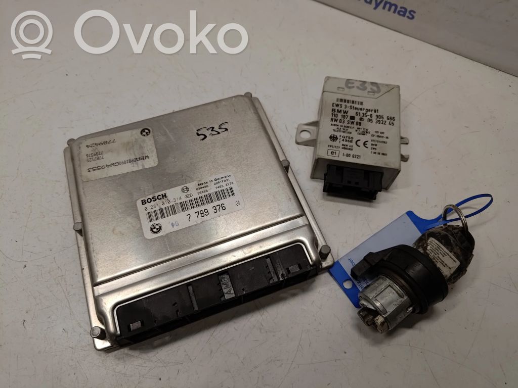 BMW 5 E39 Engine ECU kit and lock set 