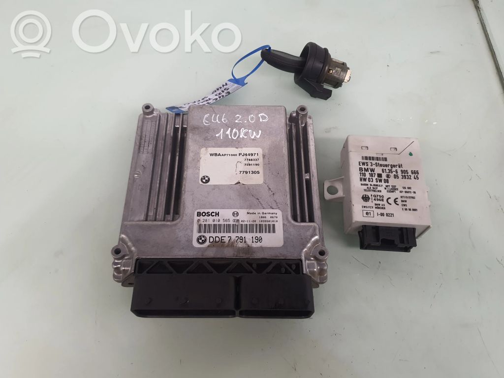 BMW 3 E46 Engine ECU kit and lock set 