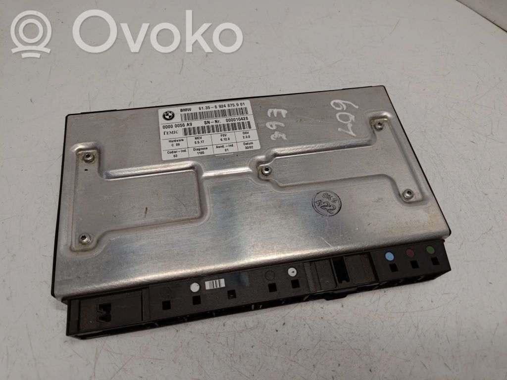 BMW 7 E65 E66 Seat control module 