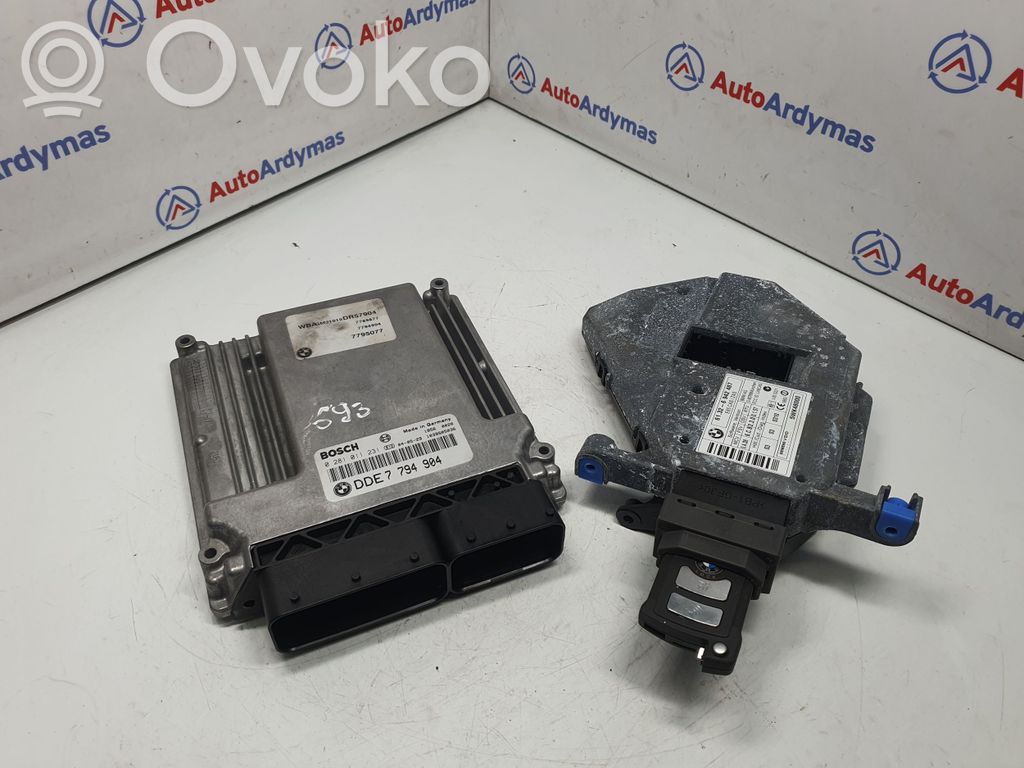 BMW 7 E65 E66 Engine ECU kit and lock set 