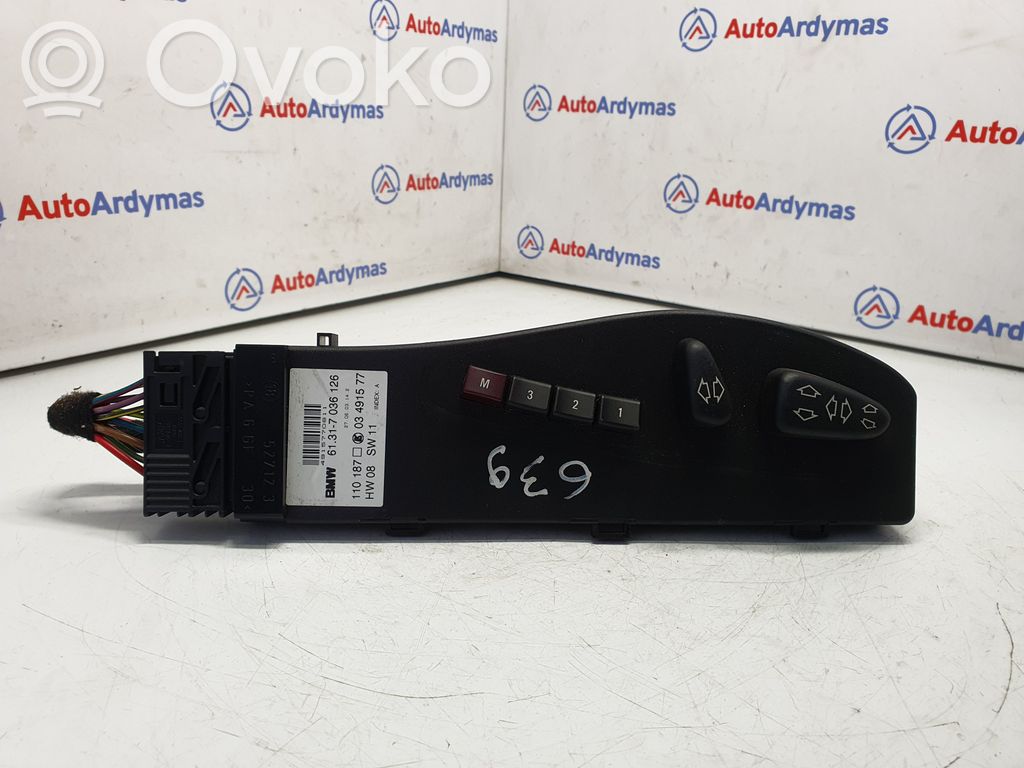 BMW X3 E83 Seat control switch 
