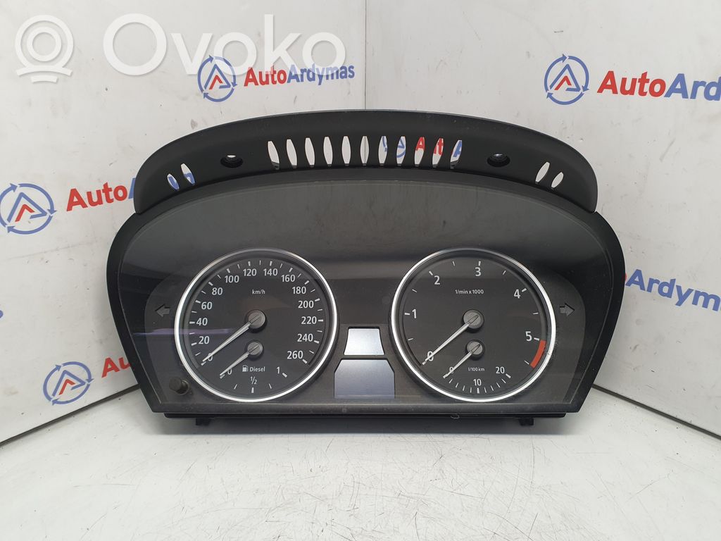 BMW 5 E60 E61 Speedometer (instrument cluster) 