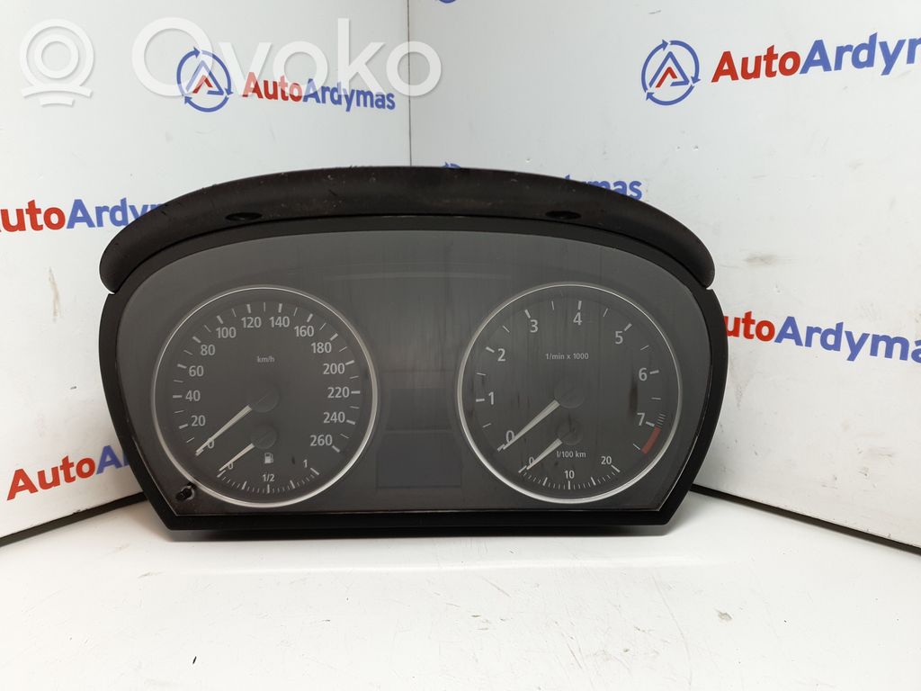 BMW 3 E90 E91 Speedometer (instrument cluster) 
