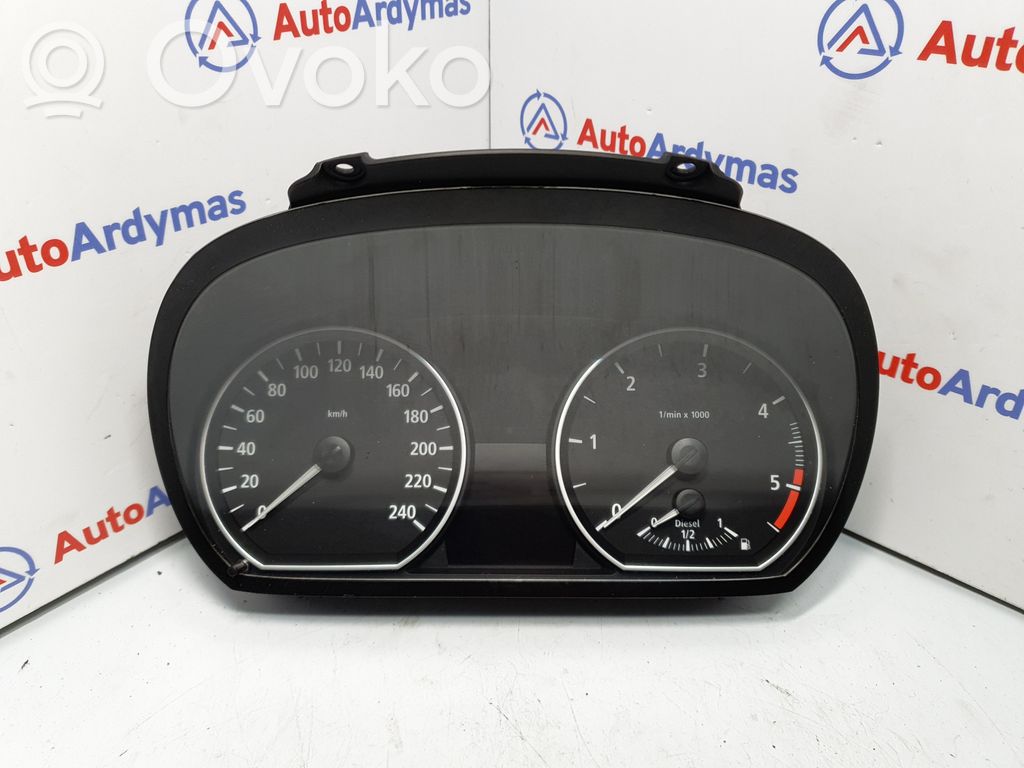 BMW 1 E81 E87 Spidometras (prietaisų skydelis) 