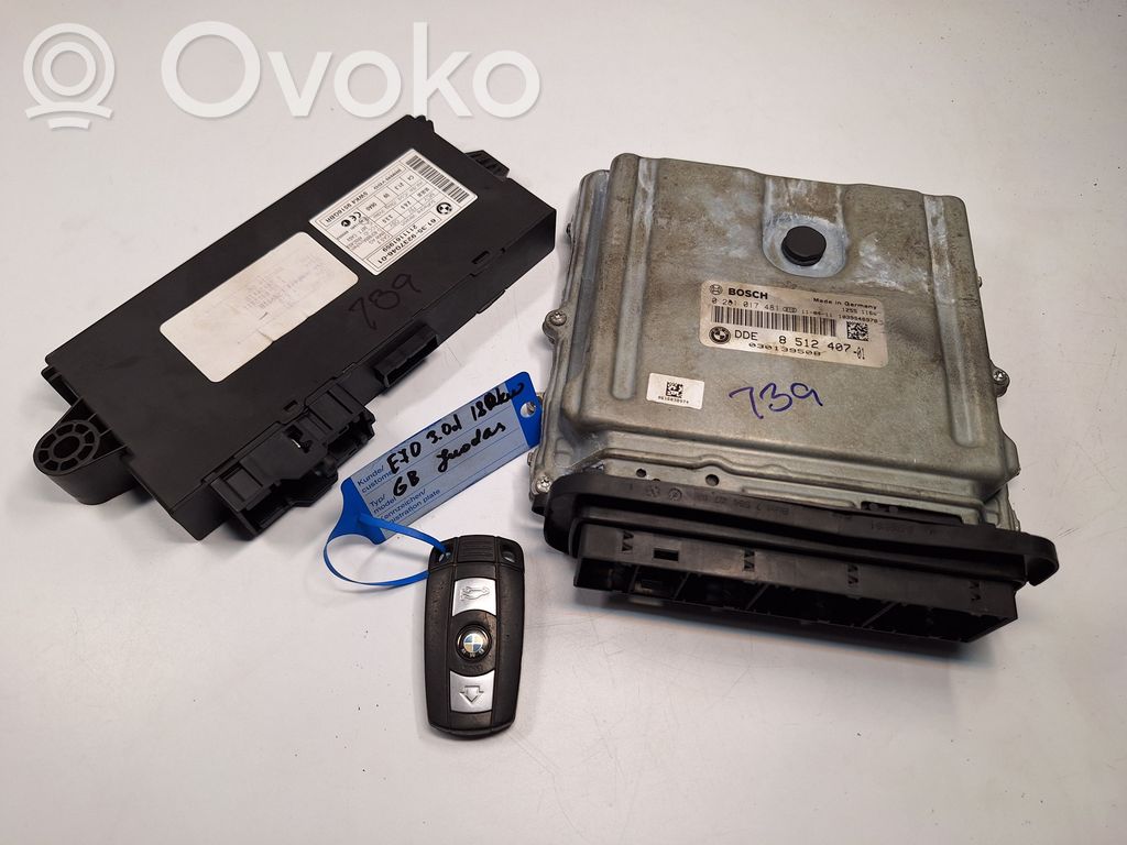 BMW X5 E70 Engine ECU kit and lock set 