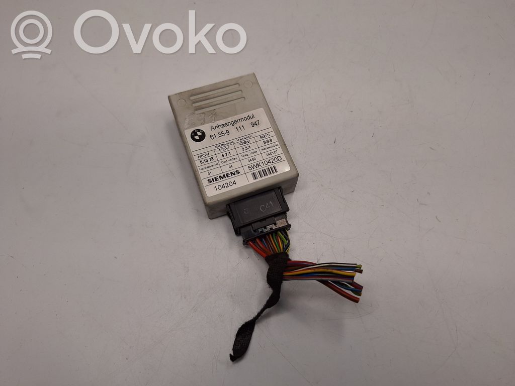 BMW 3 E90 E91 Tow bar trailer control unit/module 