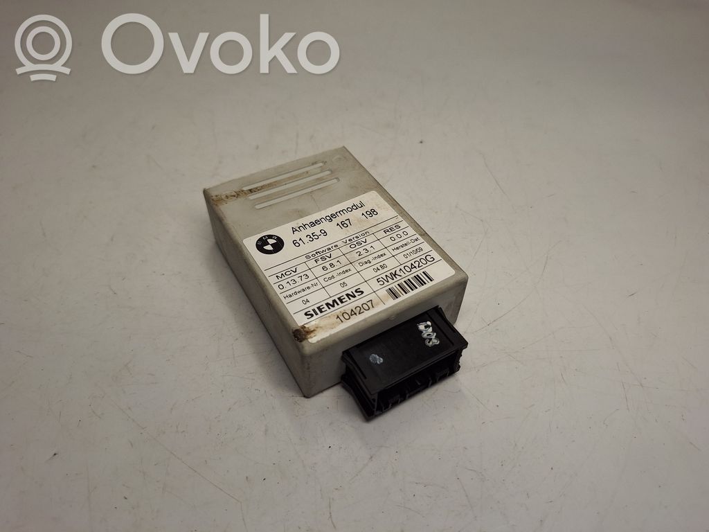 BMW 5 E60 E61 Tow bar trailer control unit/module 