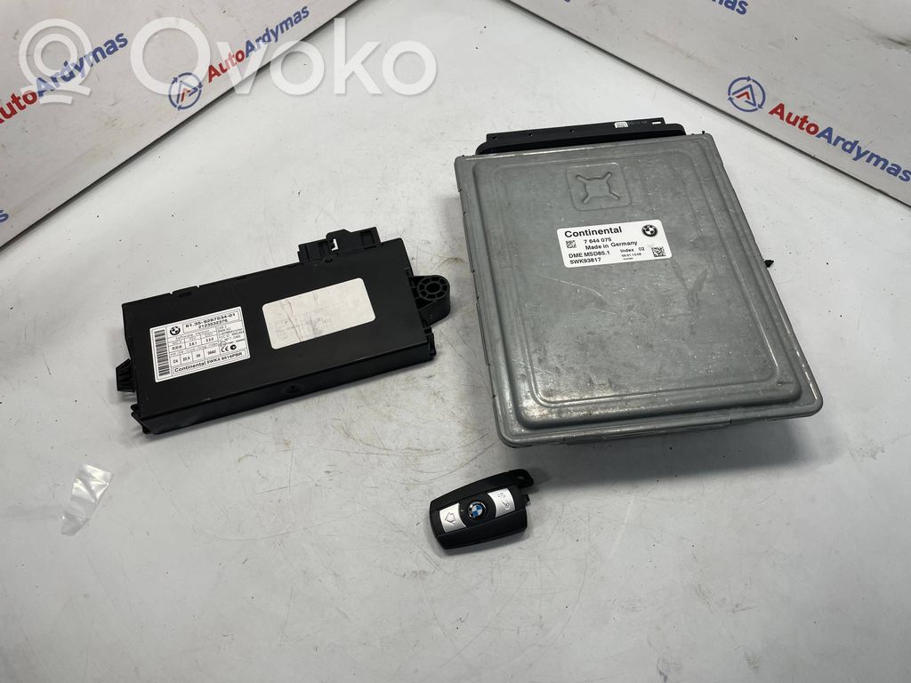 BMW X5 E70 Engine ECU kit and lock set 