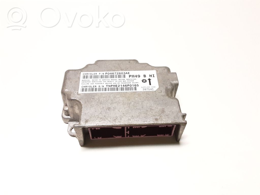 Dodge Caliber Airbag control unit/module 