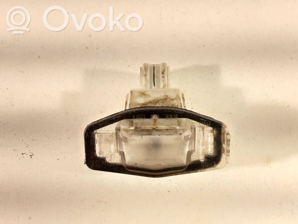 Honda Civic Éclairage de plaque d'immatriculation 