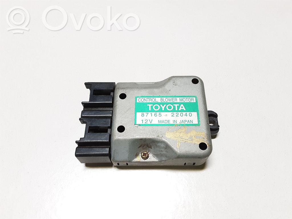 Lexus RX 300 Résistance moteur de ventilateur de chauffage 