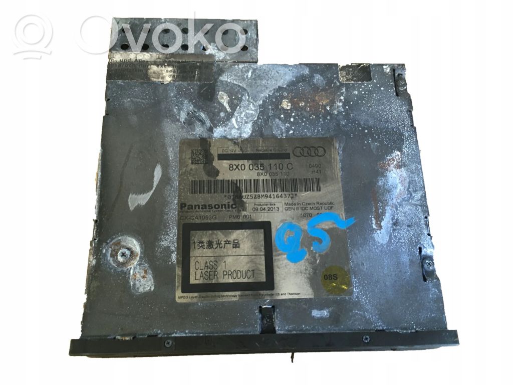 Audi Q5 SQ5 8R CD/DVD-vaihdin 