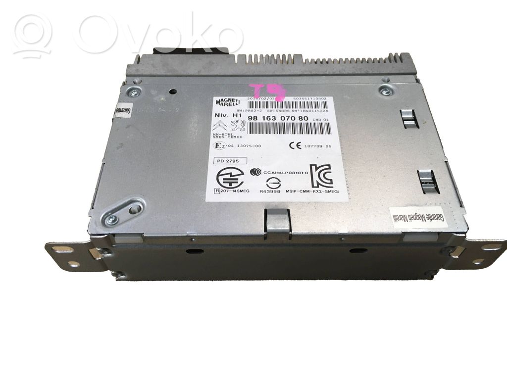 Peugeot 308 Radio/CD/DVD/GPS head unit 