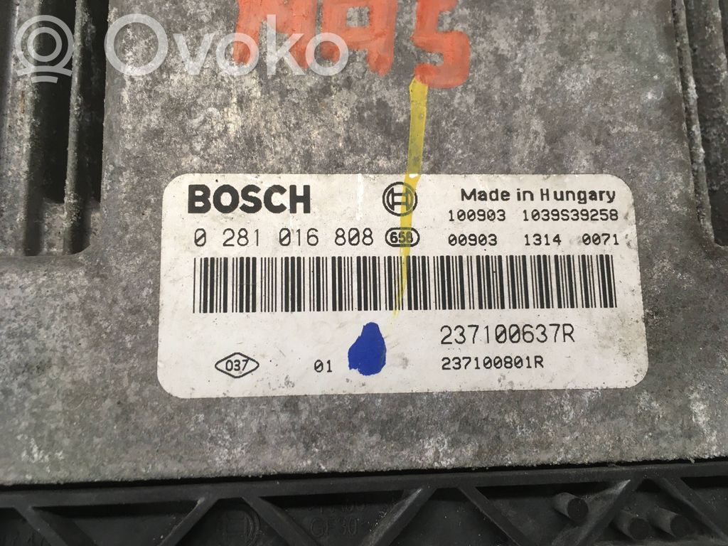 Renault Master III Engine control unit/module 