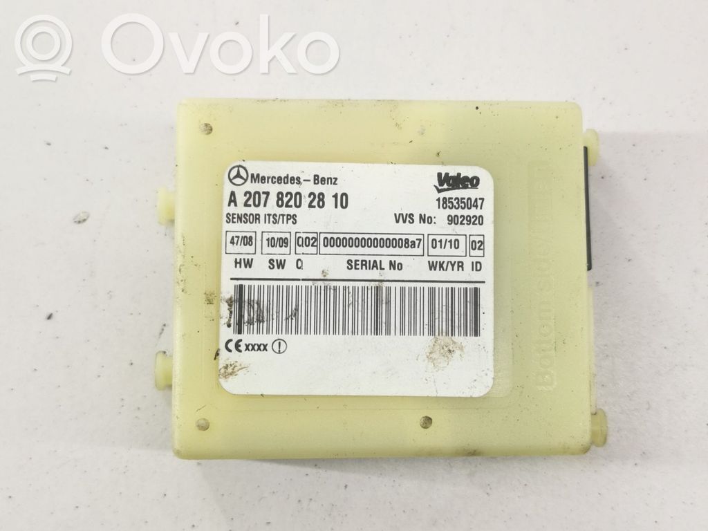 Mercedes-Benz E A207 Module de commande de siège 