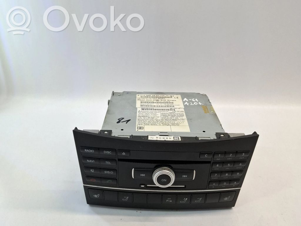Mercedes-Benz E A207 Radio/CD/DVD/GPS head unit 