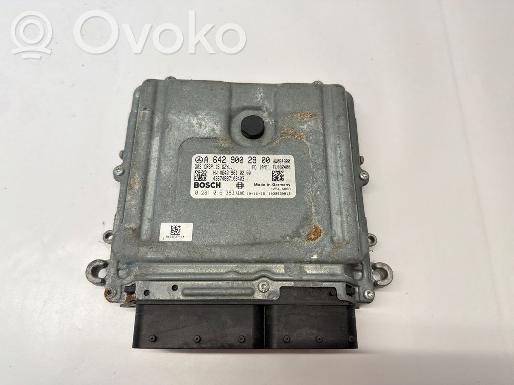 Engine control unit/module   A6429002900,A6429010200,0281016383