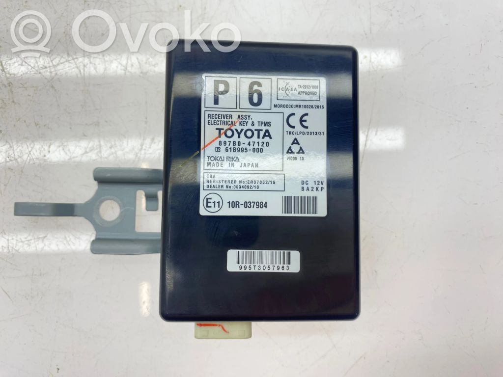 Toyota Prius+ (ZVW40) Other control units/modules 