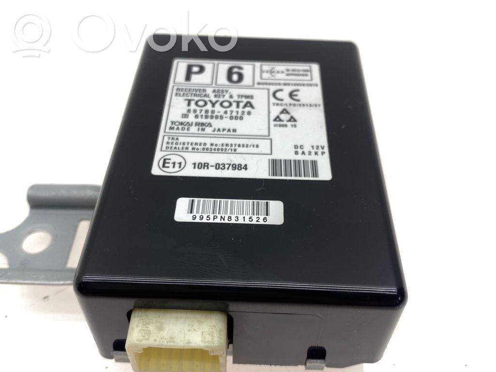 Toyota Prius+ (ZVW40) Other control units/modules 