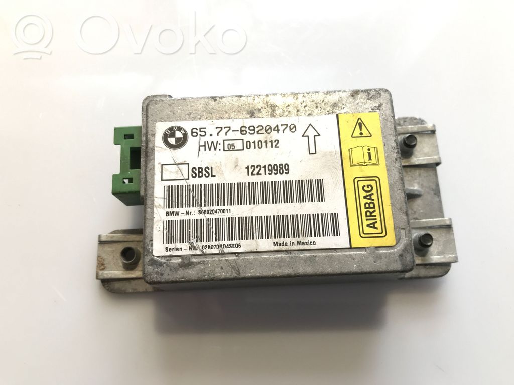 Airbag control unit/module   6920470,12219989,010112