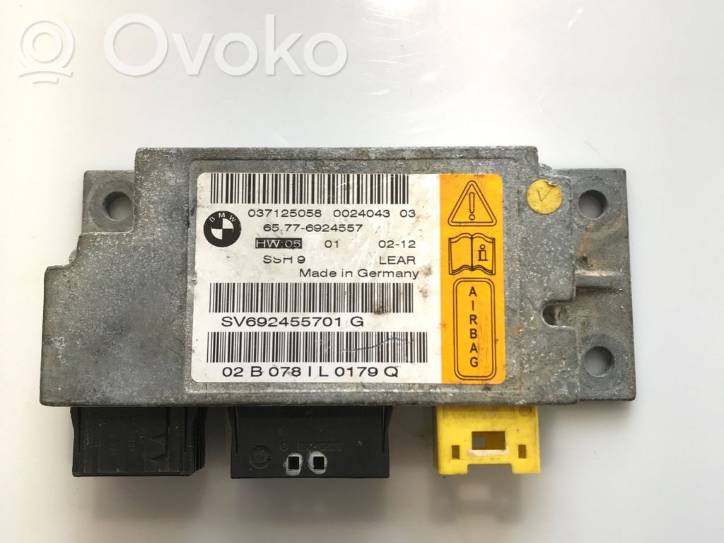 BMW 7 E65 E66 Module de contrôle airbag 