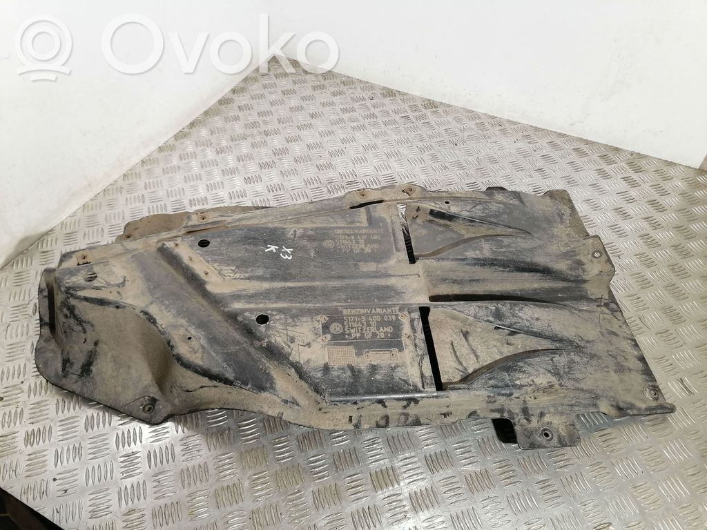 BMW X3 E83 Degalų bako dugno apsauga 