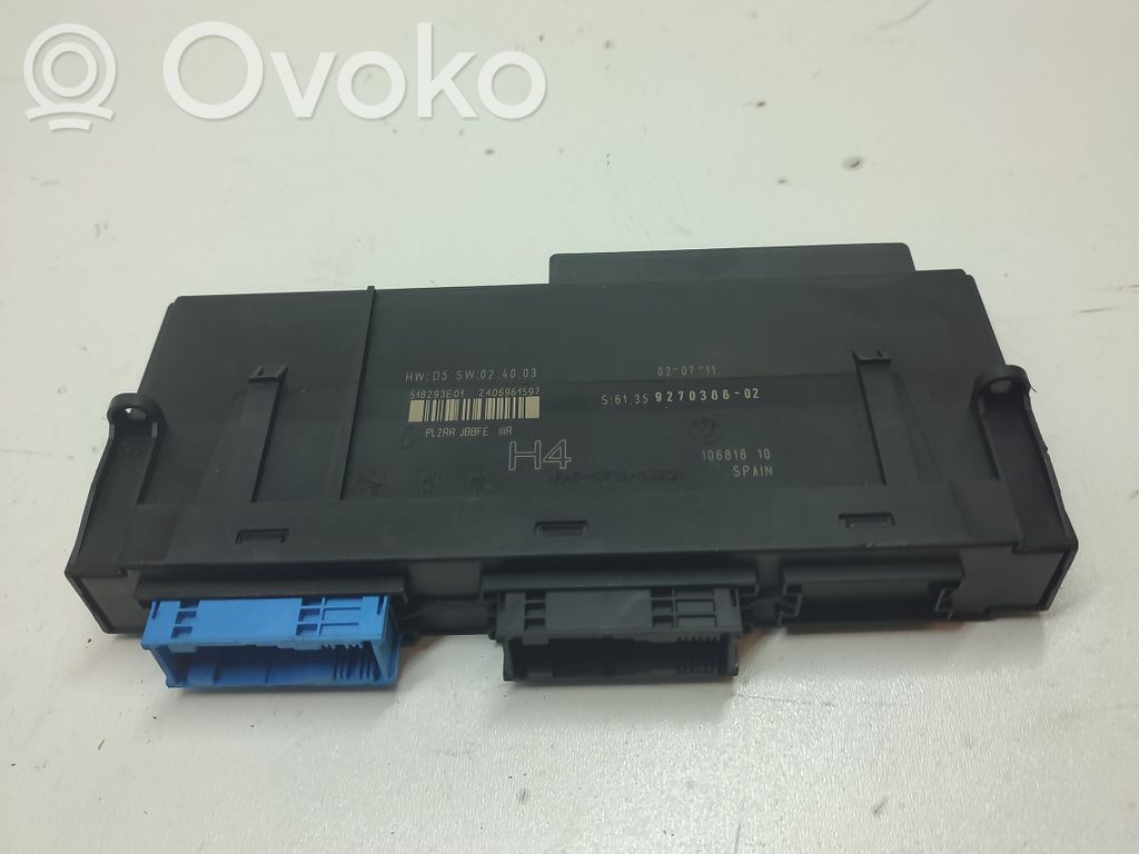 BMW 3 E92 E93 Module de contrôle carrosserie centrale 