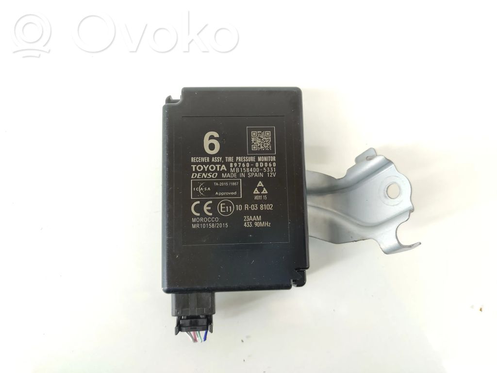 Toyota Yaris Tire pressure control unit 