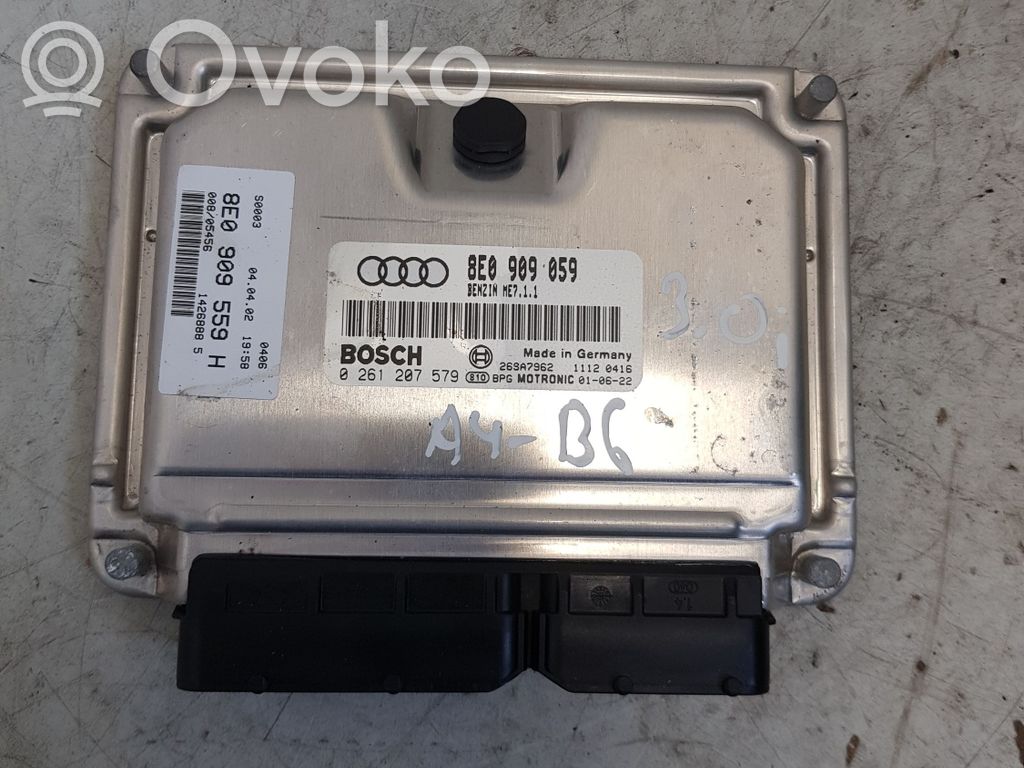 Engine control unit/module   8E0909059,8E0909559H