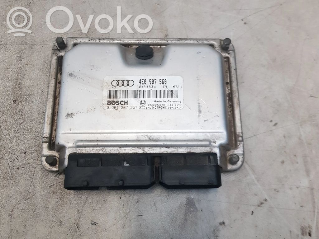 Audi A8 S8 D3 4E Engine control unit/module 