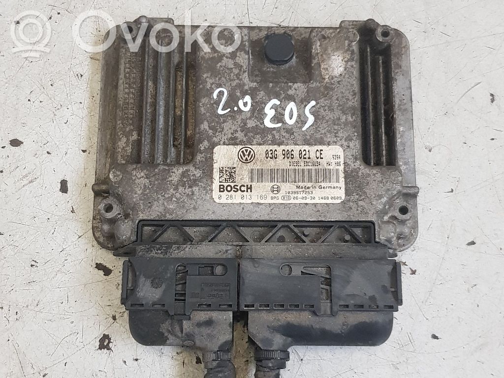 Engine control unit/module   03G906021CE,0281013169
