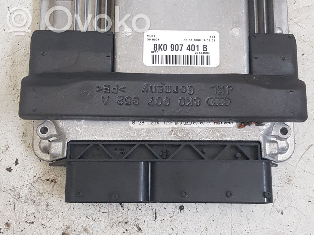 Audi A4 S4 B8 8K Engine control unit/module 