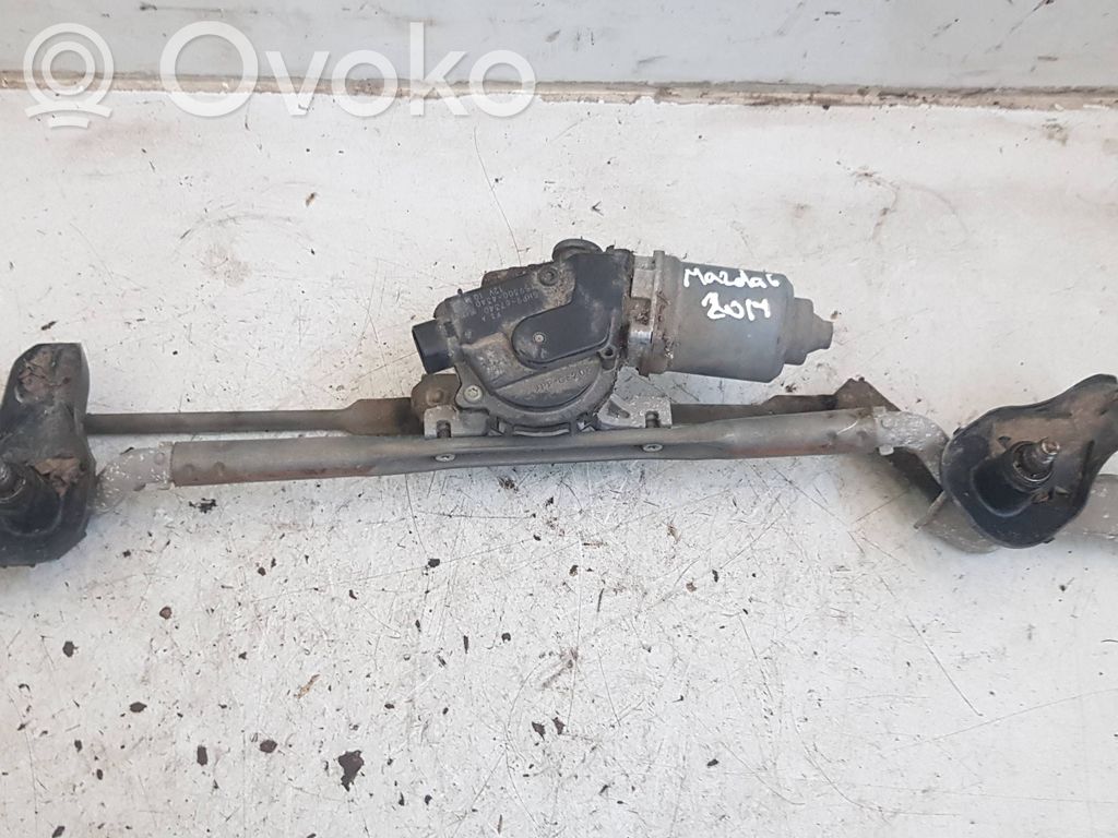 Mazda 6 Wischergestänge Wischermotor vorne 