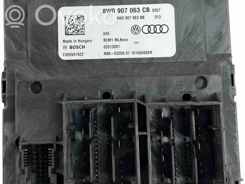 Audi A4 S4 B9 Module confort 