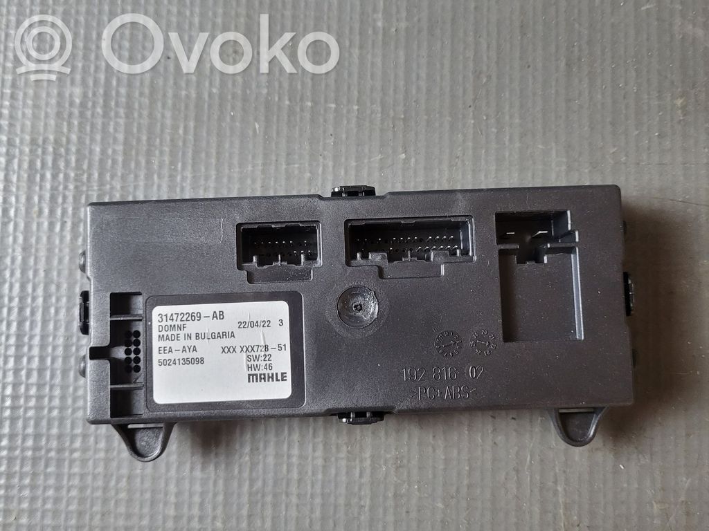 Volvo XC60 Climate control unit 