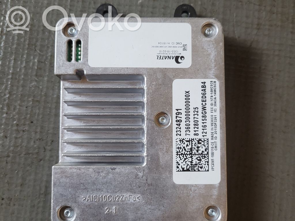 Chevrolet Camaro Wireless charging module 