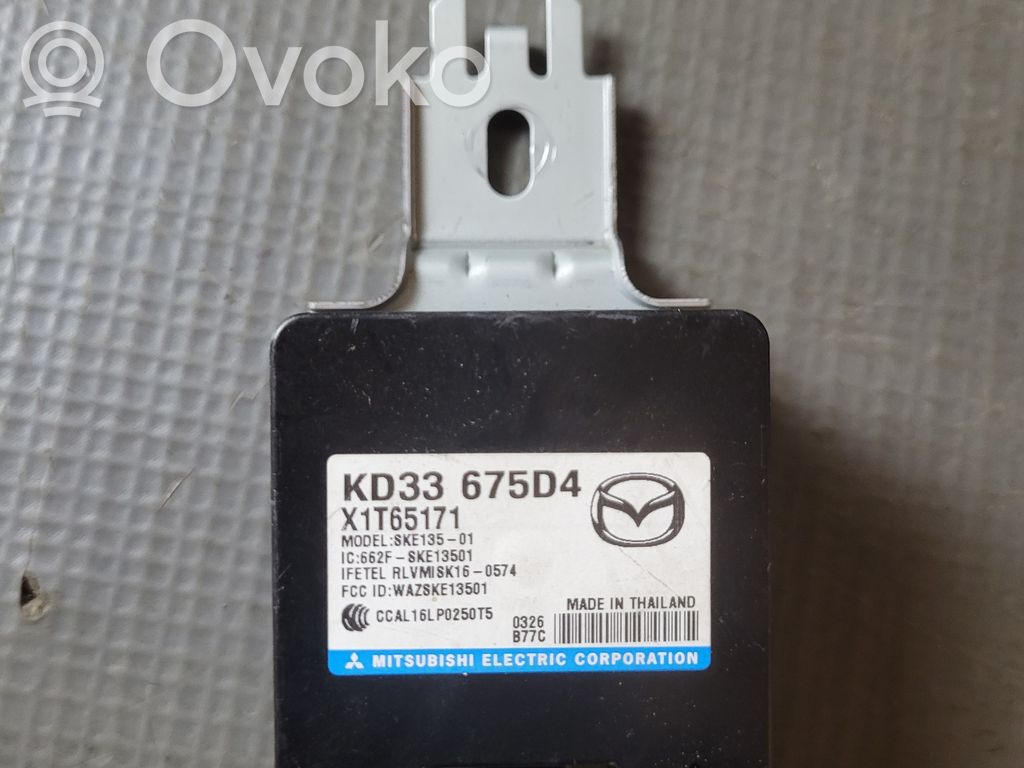 Mazda CX-5 II Keyless (KESSY) go control unit/module 