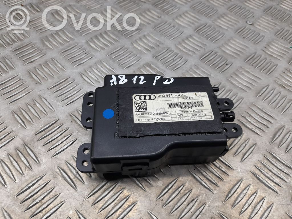 Audi A8 S8 D4 4H Modulo di controllo sedile 