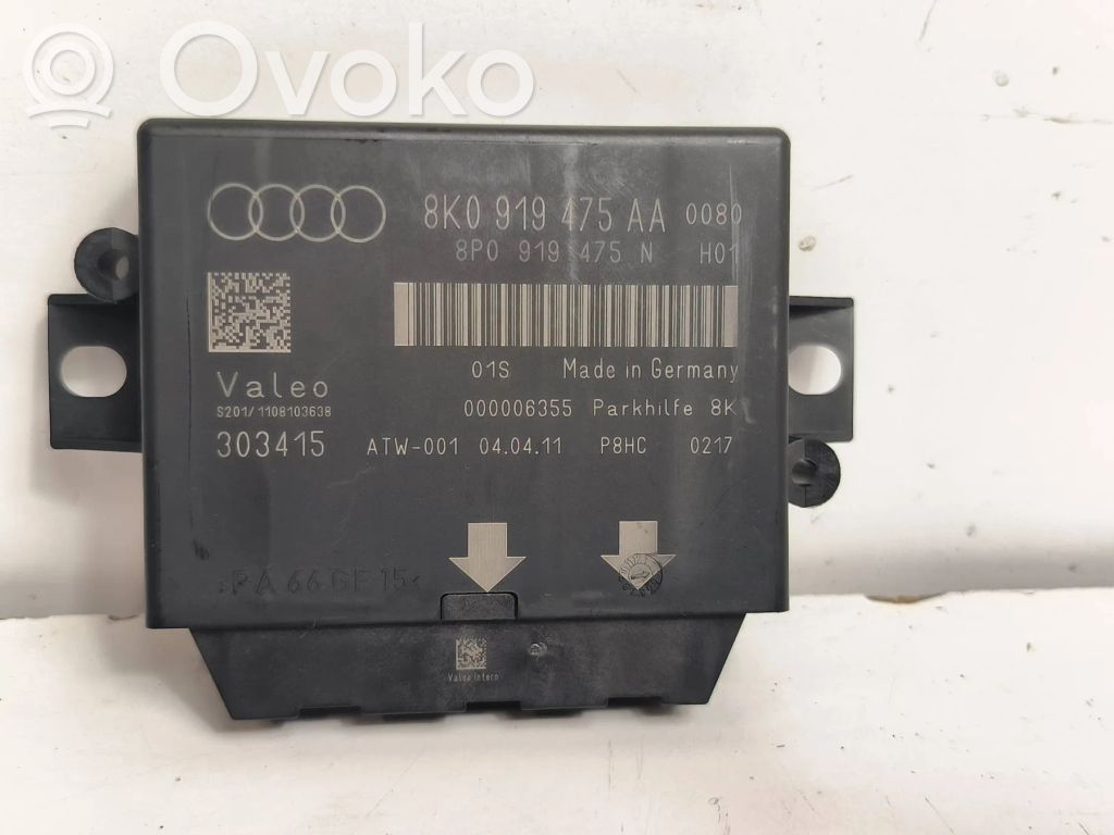 Parking PDC control unit/module   8K0919475AA,303415,8P0919475N,201110810363,8K0919475R