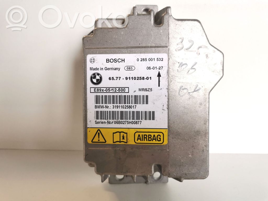 BMW 3 E90 E91 Airbag control unit/module 