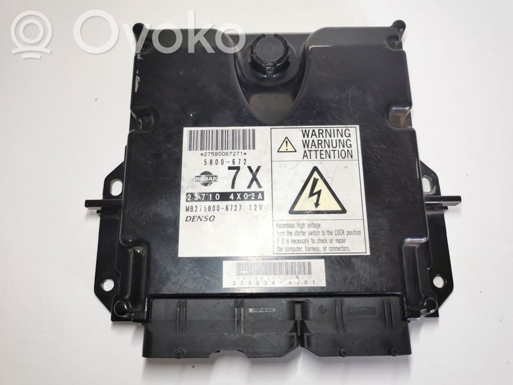 Nissan Navara D40 Engine control unit/module 