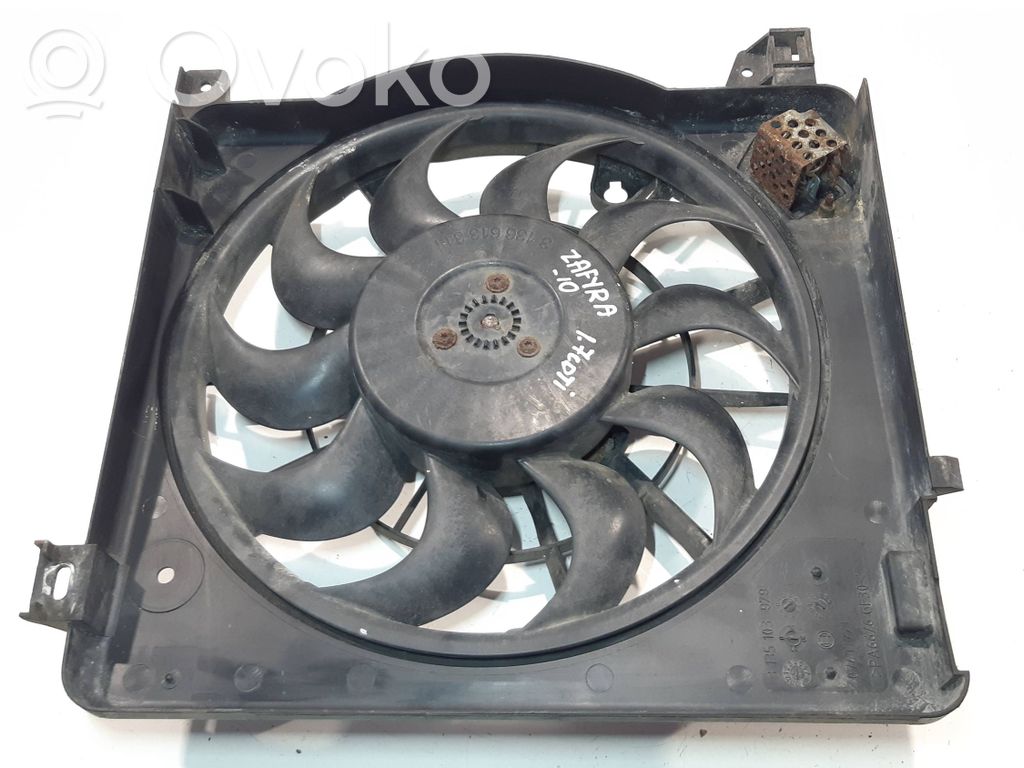 Opel Zafira B Elektrisks radiatoru ventilators 