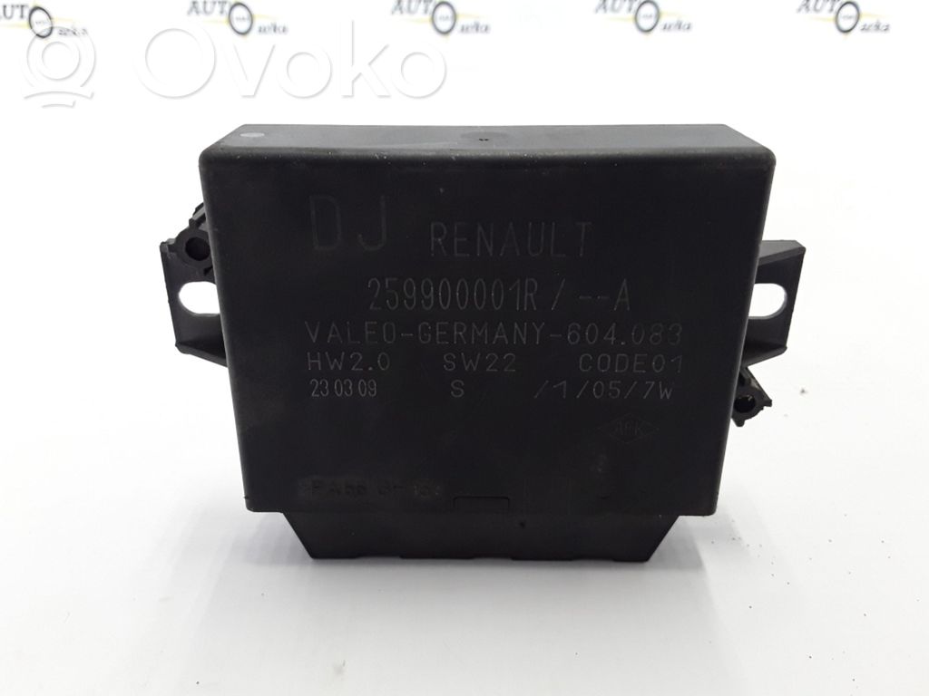 Renault Megane III Pysäköintitutkan (PCD) ohjainlaite/moduuli 