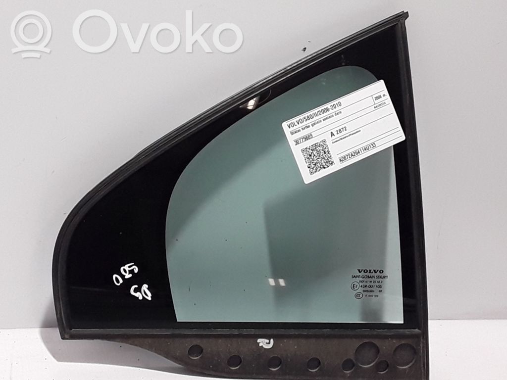 Volvo S80 Ventanilla de ventilación de la puerta trasera 