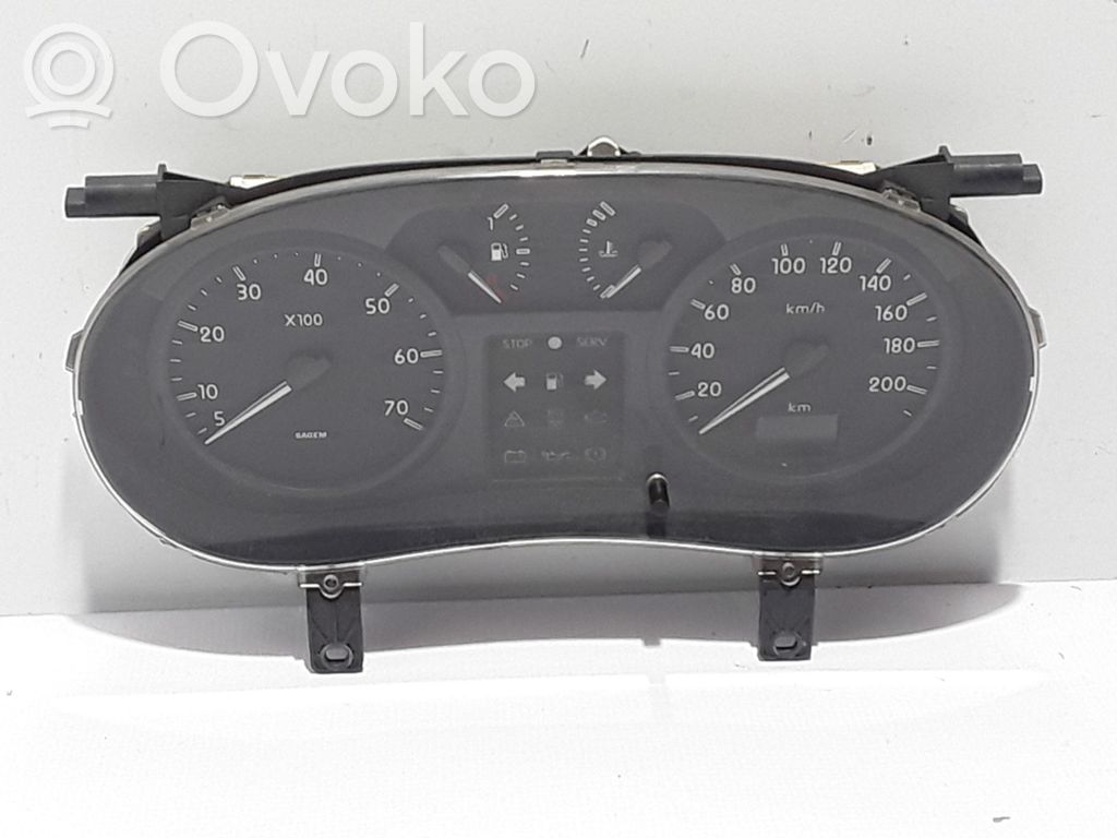 Renault Kangoo I Speedometer (instrument cluster) 